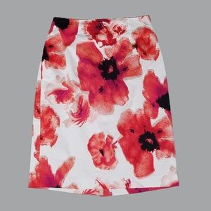 Worthington Floral Pencil Skirt 8